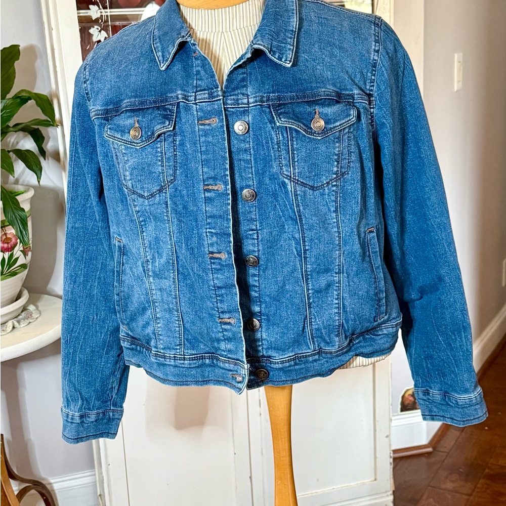 Nine West Blue Jean Jacket